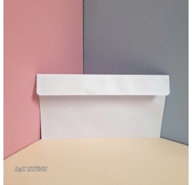 Bao thư trắng 12x22cm DL 100 gsm có keo