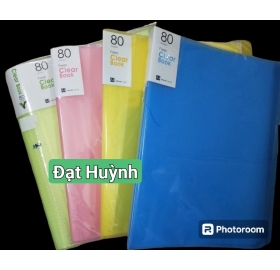 Bìa nhựa 80 lá VC