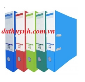 Bìa còng Plus A4 F4 5cm 1 mặt si màu