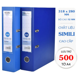 Bìa còng Thiên Long A4 7cm 1 mặt si BC12