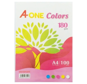 Bìa thái màu  trắng A4
