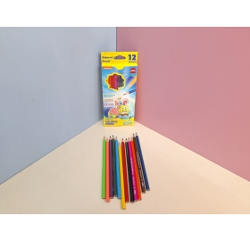  Bút chì 12 màu hình bọt biển Deli EC133-12