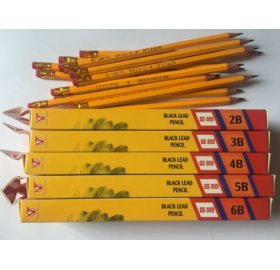 Bút chì đen 4B thân vàng Gstar (loại tốt)