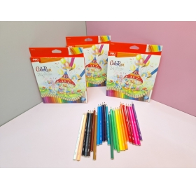 Bút chì màu Colorun 24 màu Deli EC130-24