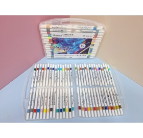 Bút màu Acrylic 60 màu hộp nhựa 