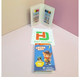 Bút sáp 10 màu Deli EC225-10