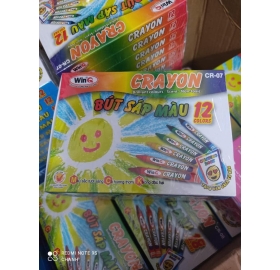 Bút Sáp 12 Màu WinQ CR-07