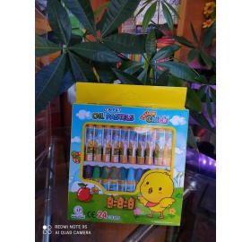 Bút sáp dầu gà 24 màu Yellow chick D-A P&T