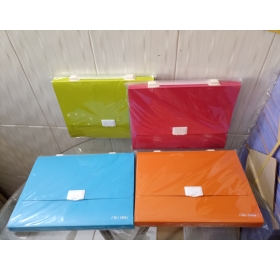 Cặp xốp 7 ngăn khoá cài Deli E38125