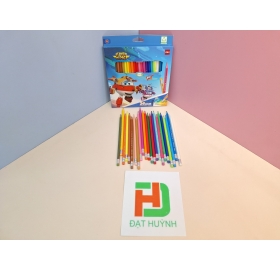 Chì màu thân nhựa Superwings Deli EC126-24