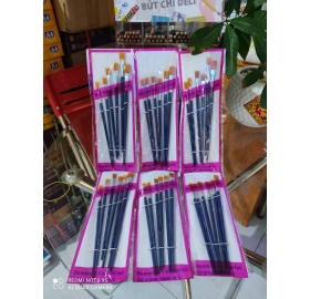 Cọ dẹp bộ 6 cái thân xanh 033-01