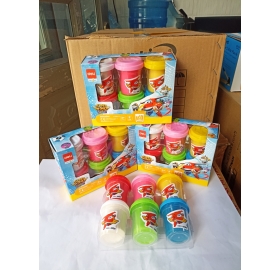 Đất nặn bột 6 màu super wings Deli EH709-6