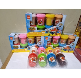 Đất nặn bột 8 màu super wings Deli EH709-8