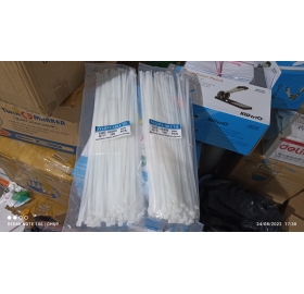 Dây rút nhựa trắng 8x400mm (100 sợi)