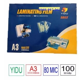 Ép Plastic A3 80Mic