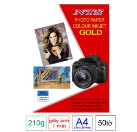Giấy in ảnh 1 mặt 210g A4