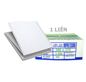 Giấy Liên Tục 1 Liên (380 Mm X 279 Mm)