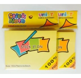 Giấy note vàng 3x4 uni - T