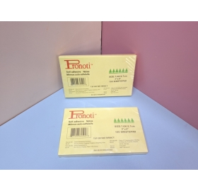 Giấy note vàng 3x5 Pronoti 7,6cmx12,7cm