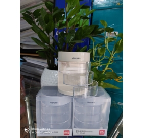 Hộp cắm bút nhựa trong nhiều màu 9152
