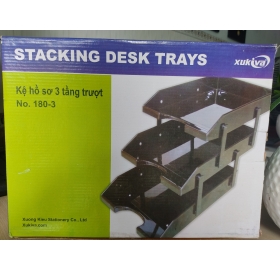 Kệ 3 tầng trượt mica Xukiva 180.3