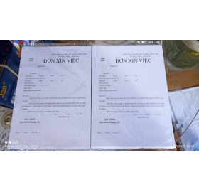 Mẫu đơn xin việc