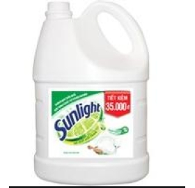 Nước rửa chén Sunlight can 4kg - thiên nhiên