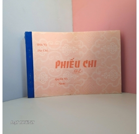 Phiếu chi 3 liên 13x19cm