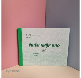 Phiếu nhập kho 2 liên 16x20 (A5)
