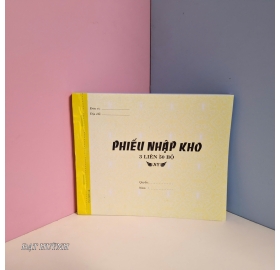 Phiếu nhập kho 3 liên 16x20 (A5)