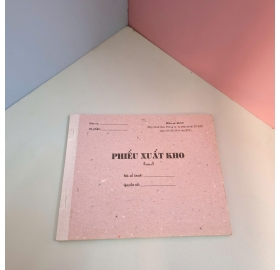 Phiếu xuất kho 1 liên 13x19cm