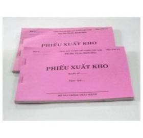 Phiếu xuất kho 2 liên 13x19cm