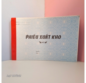 Phiếu xuất kho 3 liên 13x19cm