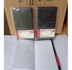 Sổ bìa da PVC 175X97mm, 80 trang Deli 7903