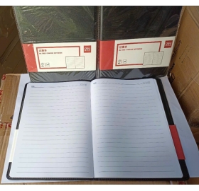 Sổ bìa da PVC 250X75mm, 80 trang Deli 7900