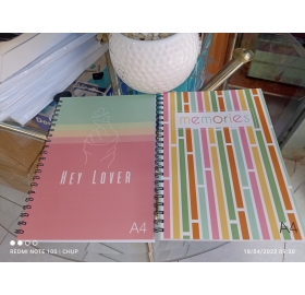 Sổ Lò Xo Nano A4 (210 trang - 20.5x29cm)