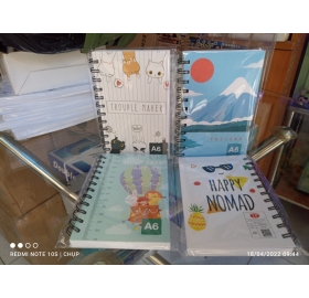 Sổ lò xo Nano A6 (210 trang - 10.5x16.5cm)