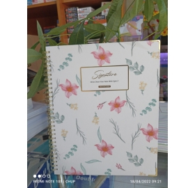 Sổ lò xo Signature 8+ (140 trang - 20.7x25.8cm)