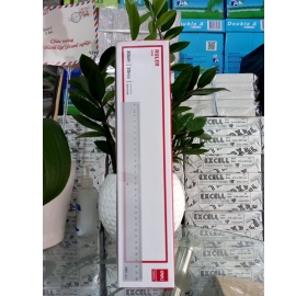 Thước kẻ mica Deli 30cm