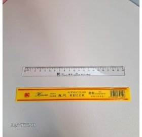 Thước kẻ mica Kewen 20cm